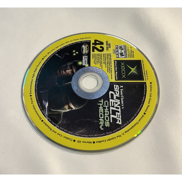 ORIGINAL XBOX MAGAZINE DEMO DISC #42 SPLINTER CELL: CHAOS THEORY (119) - Picture 2 of 6